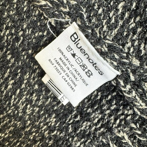 Bluenotes Sweater Womens Size Medium CANADA Shawl Collar Knit Dad Grandpa - Picture 5 of 5